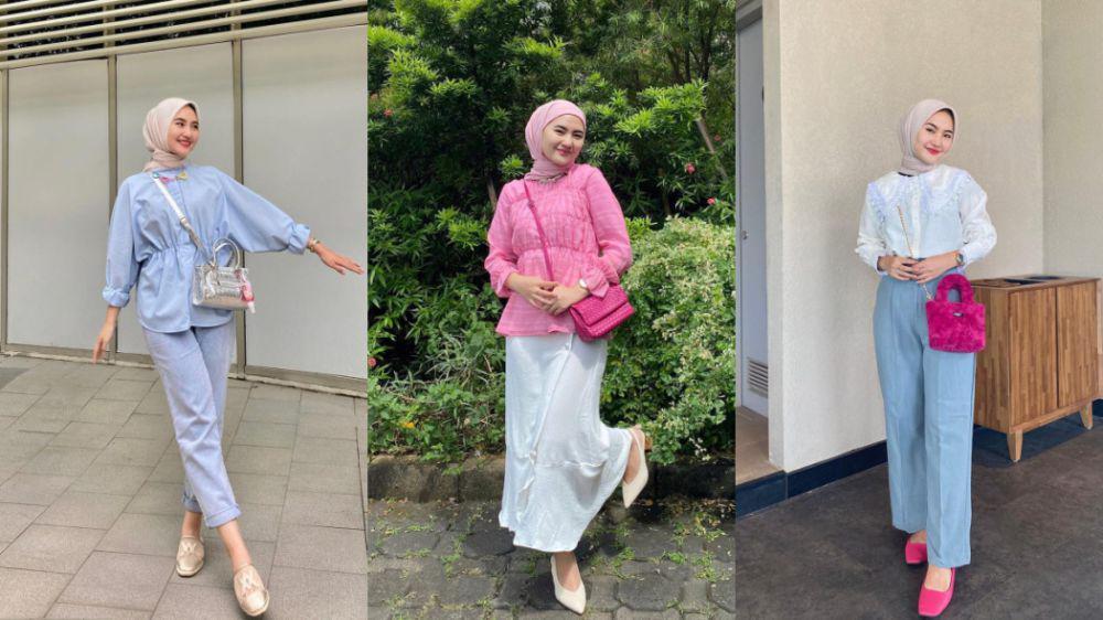 9 Ide Outfit Hangout Pakai Sling Bag ala Intan Ghazella, Stylish!