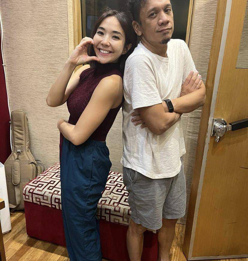 potret Gempi temani Gisella rekaman (instagram.com/gisel_la)