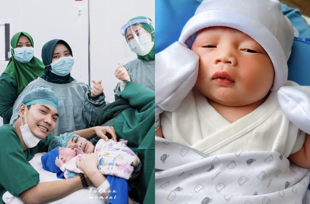 8 Potret Nabila Istri Tri Suaka Melahirkan Anak Pertama, Namanya Keren