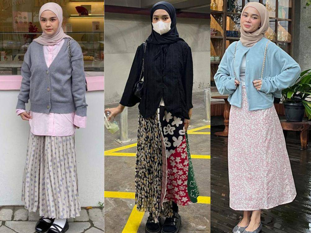 inspirasi OOTD ala Yure Zalina (instagram.com/yurezalina)