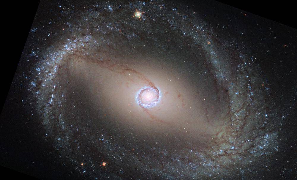 foto galaksi NGC 1512 diambil oleh Hubble Space Telescope (webbtelescope.org)
