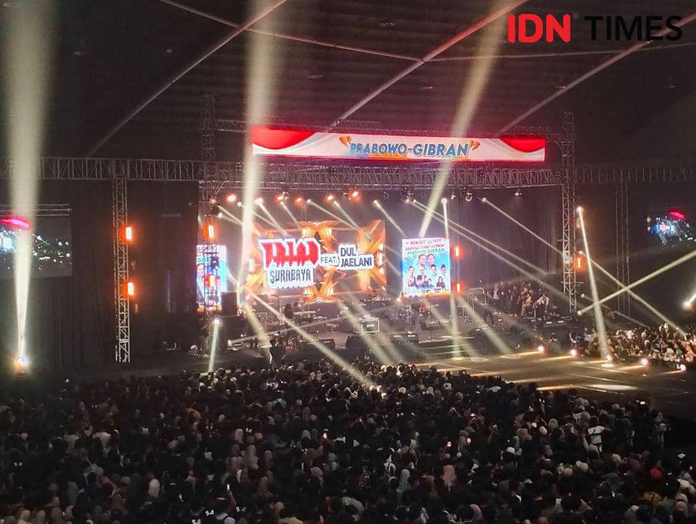 Langgar  Kampanye, Bawaslu Hentikan Konser Pendukung Prabowo