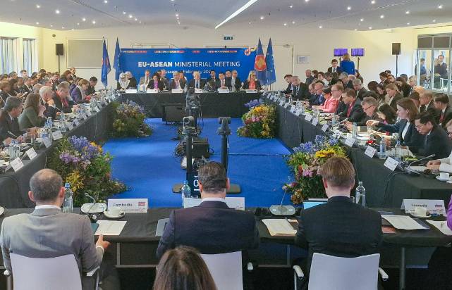 ASEAN-Europe Union Ministerial Meeting ke-24 di Brussel, Belgia (Dok. Kementerian Luar Negeri)