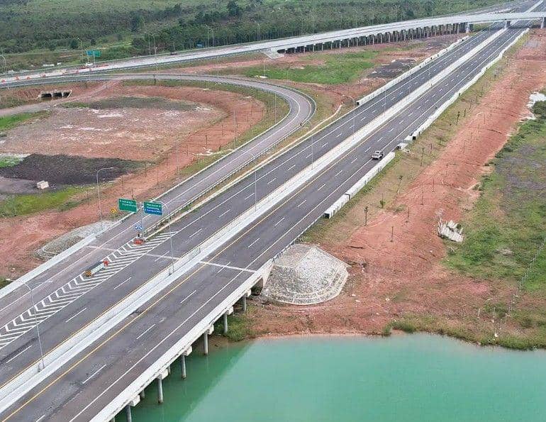 (Salah satu ruas tol Simpang Indralaya Prabumulih) IDN Times/istimewa