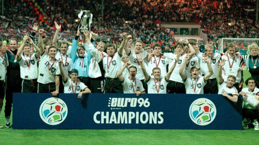 Timnas Jerman menjuarai Piala Eropa 1996. (uefa.com)