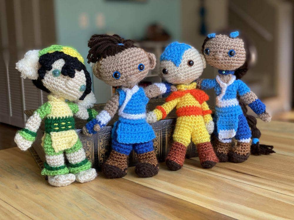 9 Rajutan Tangan Bertema Avatar: The Last Airbender, Mirip!