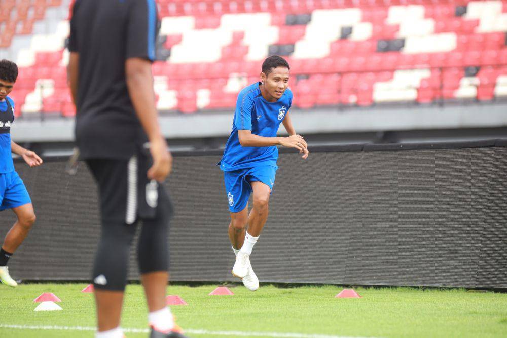 Pemain PSIS Semarang sedang jalani latihan rutin. (dok. PSIS)