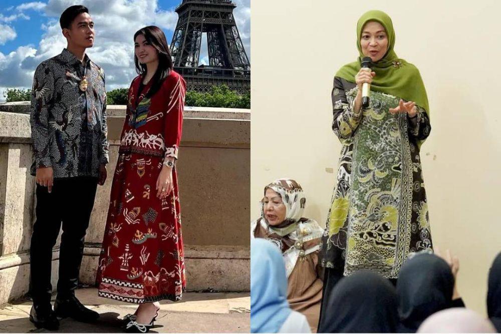 9 Adu Gaya OOTD Selvi Ananda vs. Rustini Murtadho, Anggun nan Stylish!
