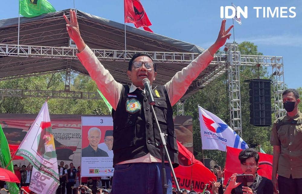 Calon Wakil Presiden nomor urut tiga, Mohammad Mahfud Mahmodin (IDN Times/Putra Gema Pamungkas)