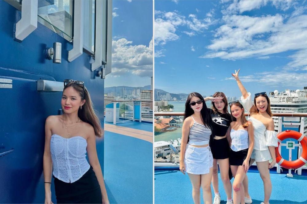 7 Potret Liburan Bella Graceva di Kapal Pesiar, Bareng Livy Renata!