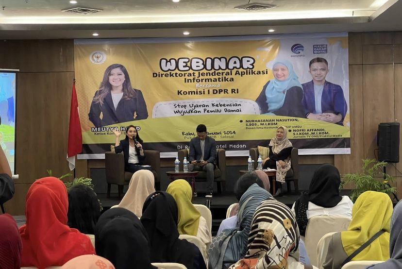 Meutya Hafid Ajak Stop Ujaran Kebencian dan Sebar Hoaks Jelang Pemilu