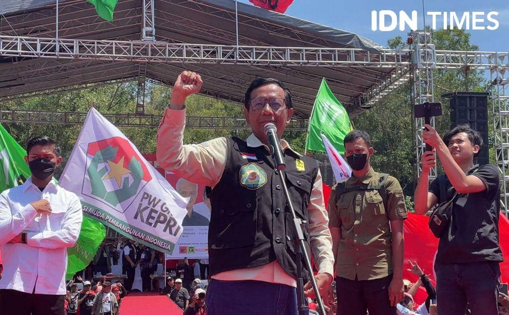 Calon Wakil Presiden nomor urut tiga, Mohammad Mahfud Mahmodin
