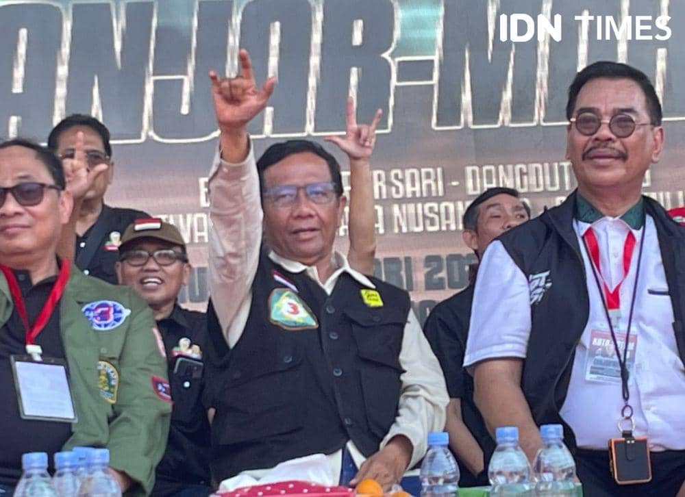 Calon Wakil Presiden nomor urut tiga, Mohammad Mahfud Mahmodin (IDN Times/Putra Gema Pamungkas)