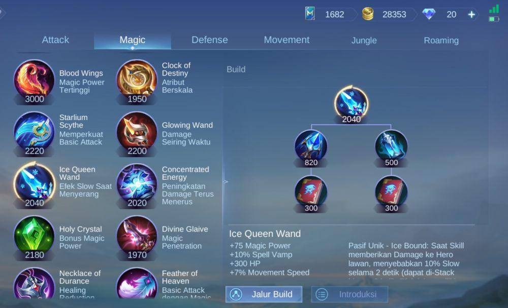 tampilan item Ice Queen Wand (dok. Moonton/Mobile Legends)