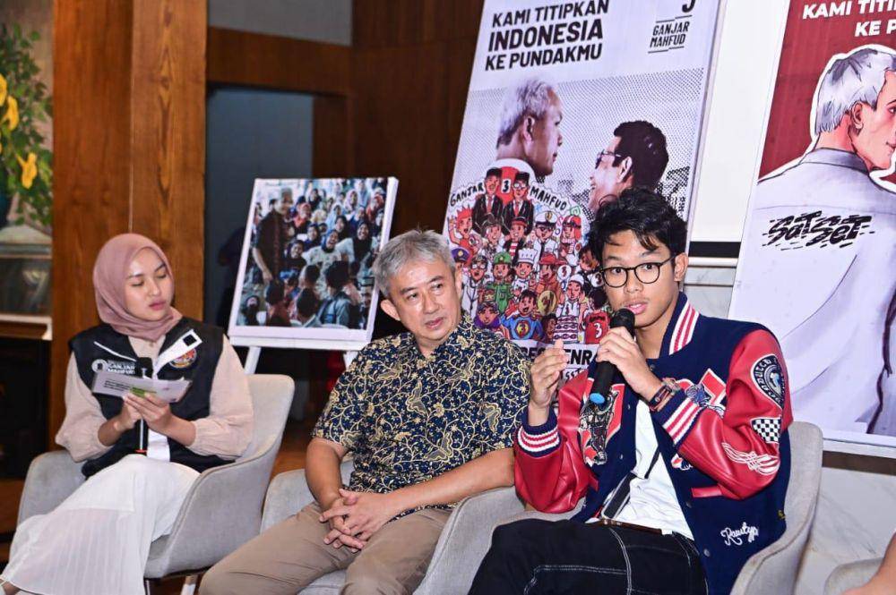 Alam Ganjar bertemu dengan sejumlah pemuda di Surabaya (IDN Times/Istimewa)