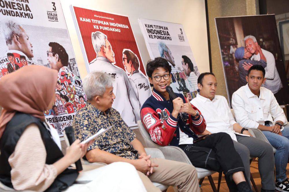 Alam Ganjar bertemu dengan sejumlah pemuda di Surabaya (IDN Times/Istimewa)