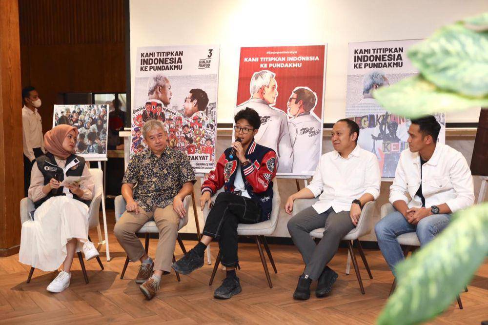 Alam Ganjar bertemu dengan sejumlah pemuda di Surabaya (IDN Times/Istimewa)