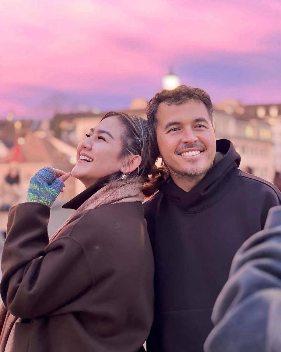 potret Rifat Sungkar dan Sissy Prescillia di Swiss (instagram.com/sumargodenny)