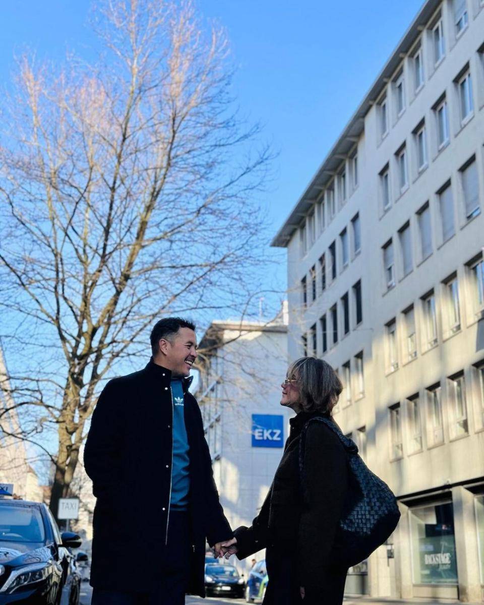 potret Rifat Sungkar dan Sissy Prescillia di Swiss (instagram.com/sysiio)