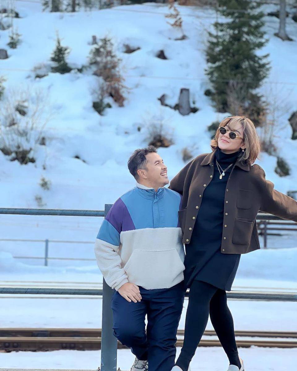 potret Rifat Sungkar dan Sissy Prescillia di Swiss (instagram.com/sumargodenny)