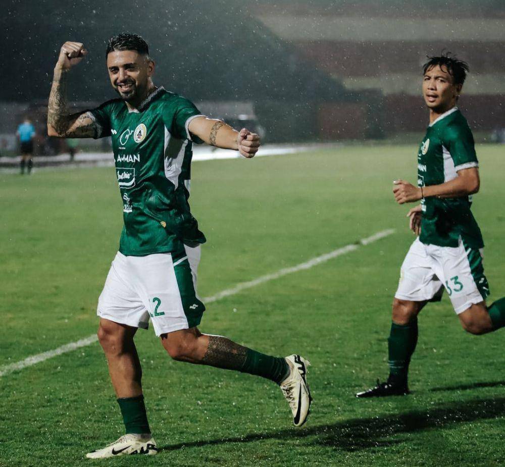 PSS Sleman hanya mampu bermain imbang 2-2 saat melawan Persikabo 1973 di Stadion Sultan Agung Bantul, Minggu (4/2/2024). (Instagram/pssleman)