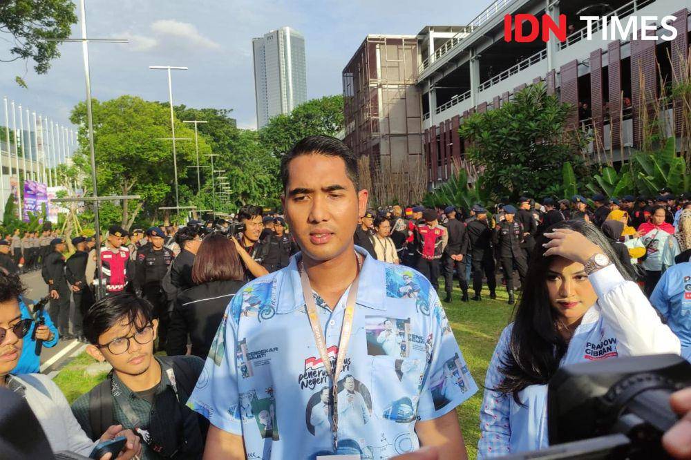 Ketua Kordinator Nasional Relawan Penerus Negeri, M Pradana Indraputra. (IDN Times/Yosafat Diva Bayu Wisesa)