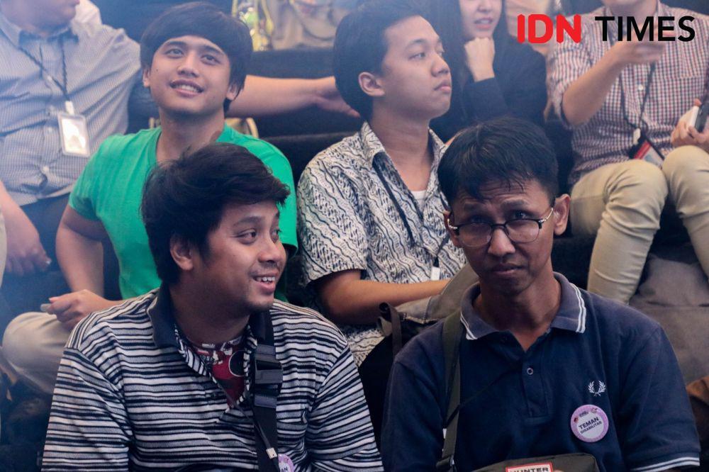Nobar Debat Pilpres di IDN Media, Teman Tuli Ingin Capres Lakukan Ini