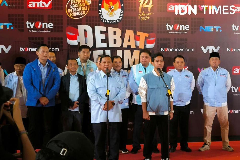 Prabowo: Anies-Muhaimin dan Ganjar-Mahfud Adalah Saudara