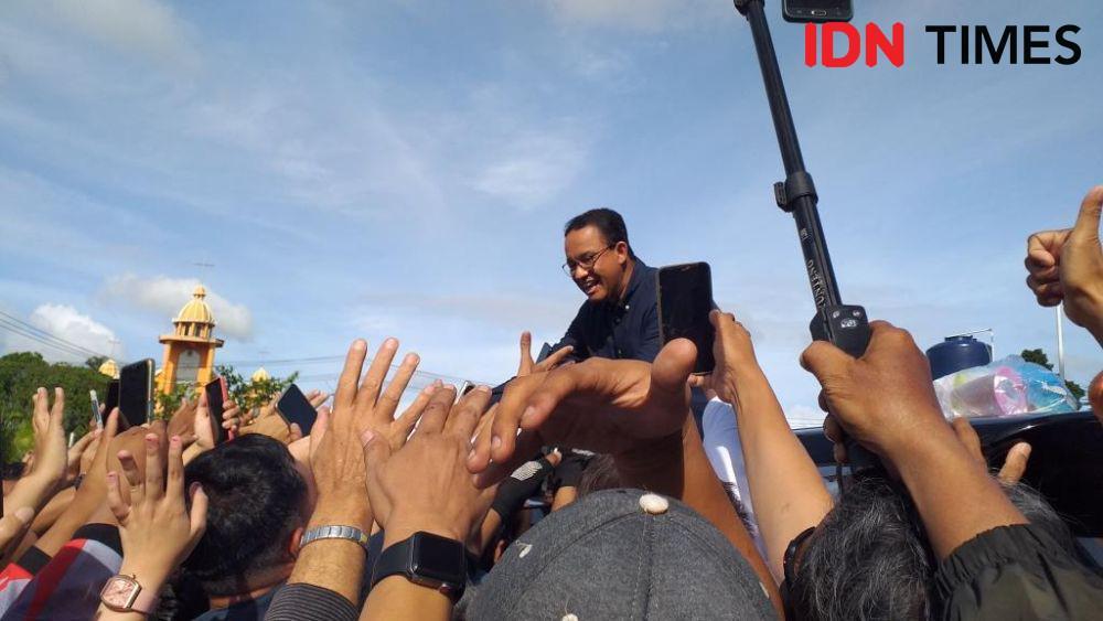 Kampanye di Sulut, Anies Baswedan Tanggapi Permintaan Maaf Prabowo