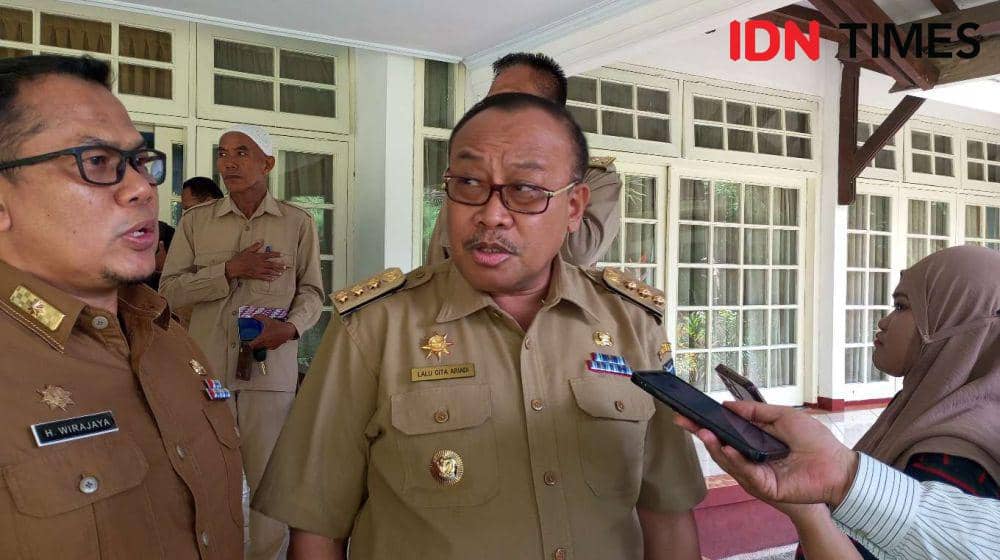 Penjabat Gubernur NTB Lalu Gita Ariadi. (IDN Times/Muhammad Nasir)