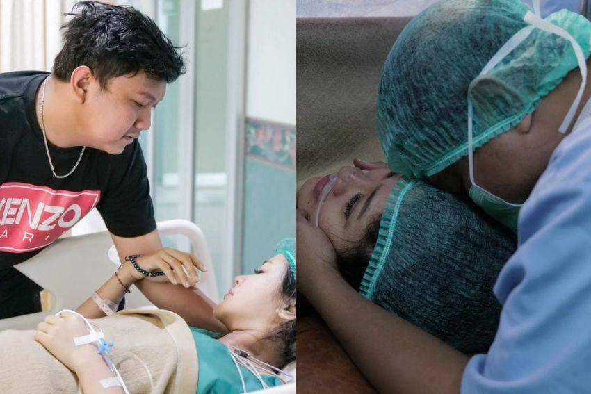 potret Denny Caknan temani Bella Bonita lahiran (instagram.com/denny_caknan)