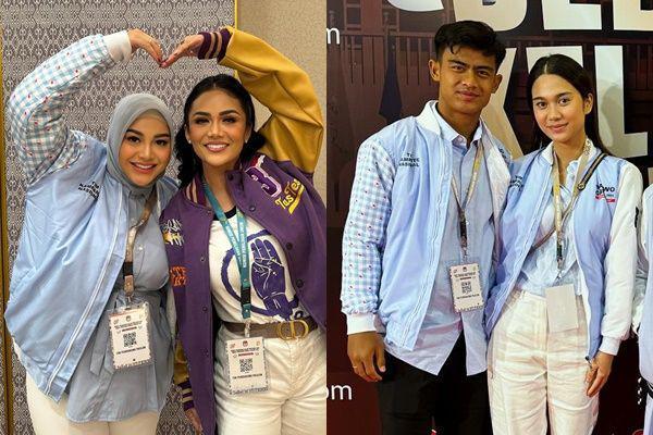 11 Potret Artis di Debat Capres Terakhir, Aurel-KD Beda Pilihan