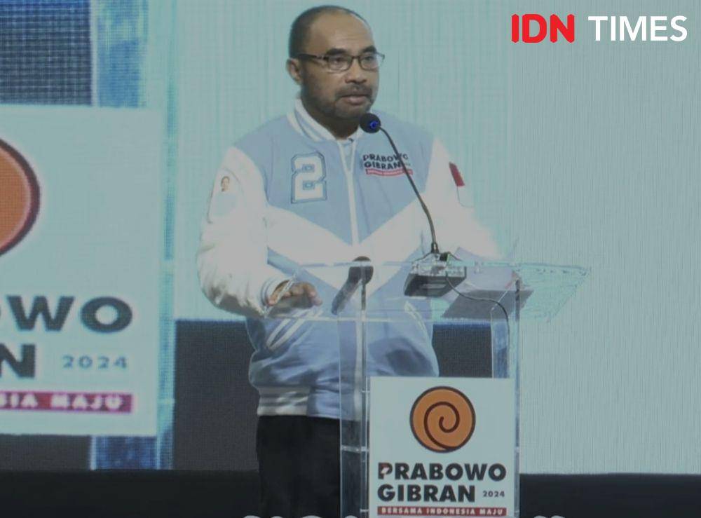 Komandan Tim Kampanye Nasional (TKN) Golf (Relawan) Prabowo-Gibran, Haris Rusli Moti (IDN Times/Yosafat Diva Bayu Wisesa)