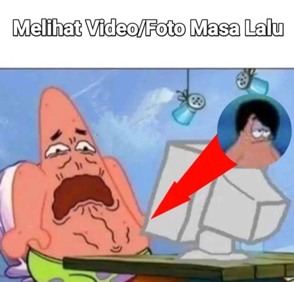 meme Patrick berekspresi bengek (instagram.com/meme.k.ocak)