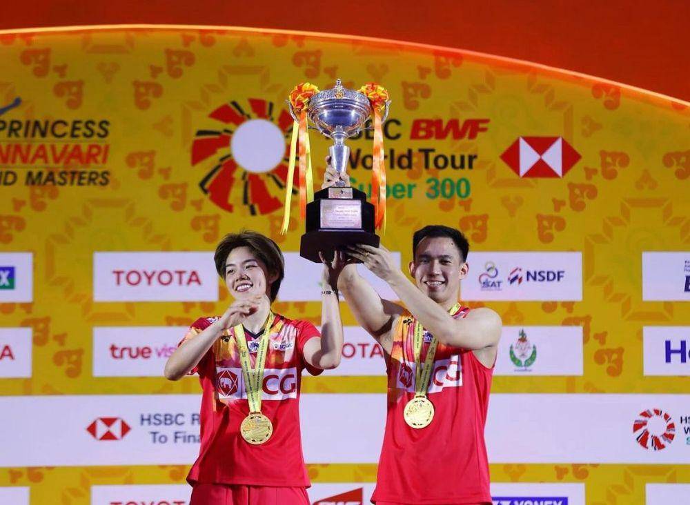 Ganda campuran Thailand, Dechapol Puavaranukroh/Sapsiree Taerattanachai jadi juara Thailand Masters 2024 (instagram.com/popor_sapsiree)