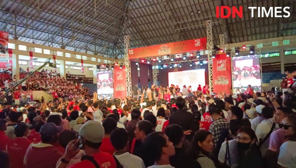 Kampanye akbar PSI di Bali (IDN Times/Ayu Afria)