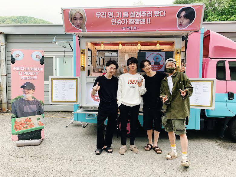 J-Hope BTS kirim truk kopi untuk Suga (twitter.com/BTS_twt)