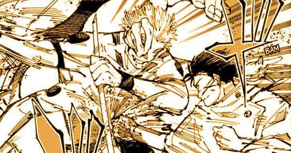 Yuta menyerang mulut kedua Sukuna ( Dok. Shueisha / Jujutsu Kaisen )