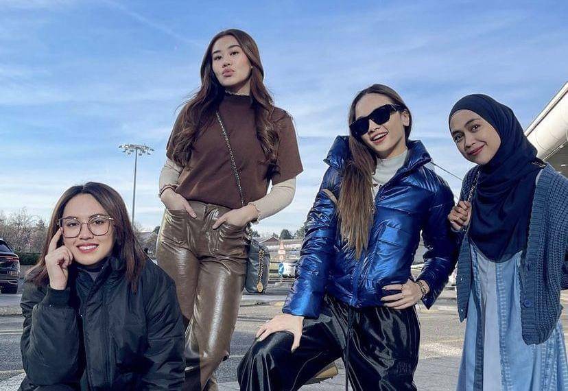 potret Ria Ricis liburan keliling Eropa bareng tim MS GLOW (Instagram.com/aaliyah.massaid)