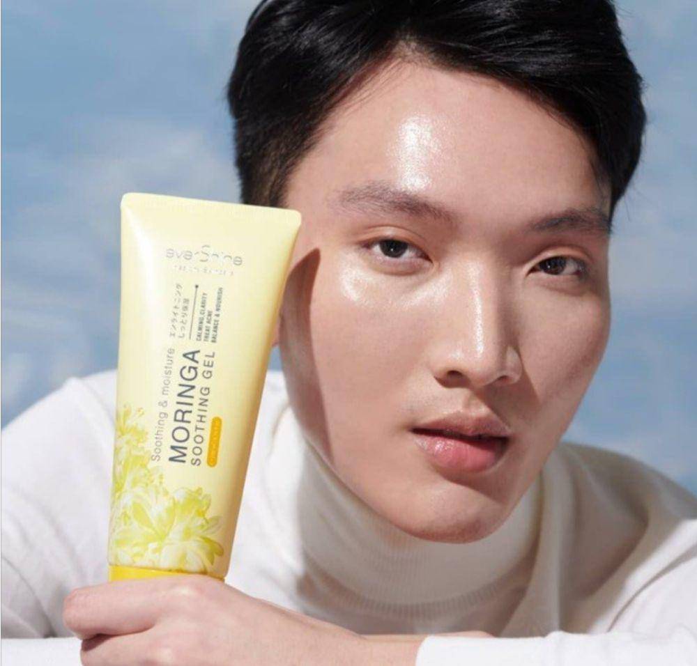 Evershine Moringa Soothing Gel (tokopedia.com/presslyabadi)