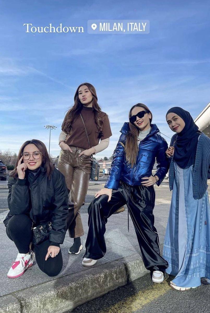 potret Ria Ricis liburan keliling Eropa bareng tim MS GLOW (Instagram.com/aaliyah.massaid)