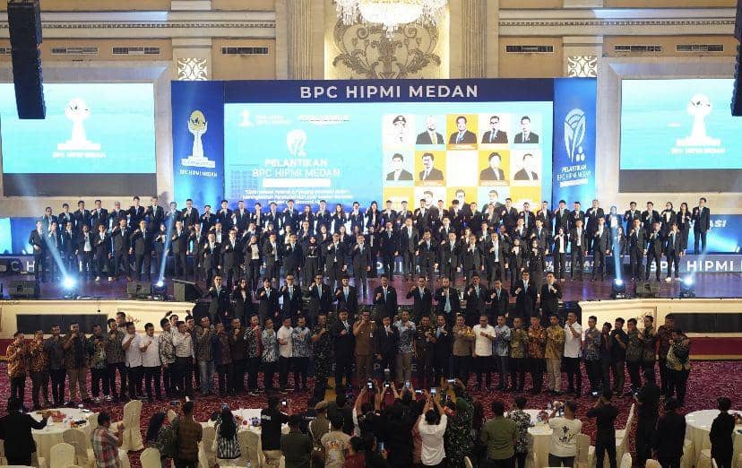 Badan Pengurus Cabang HIPMI Kota Medan periode 2023 - 2026 (Dokumentasi tim)