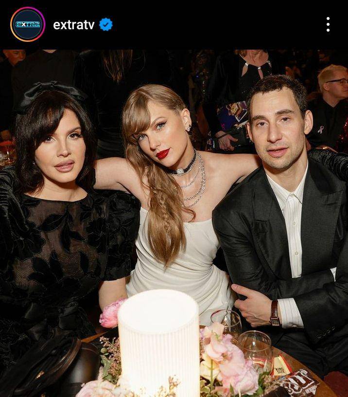 potret kedekatan Taylor Swift dan Lana Del Rey di Grammy Awards 2024 (instagram.com/extratv)