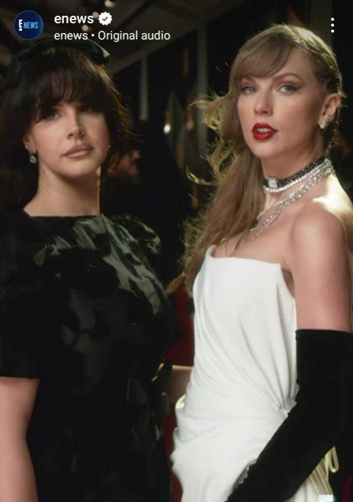potret kedekatan Taylor Swift dan Lana Del Rey di Grammy Awards 2024 (instagram.com/enews)