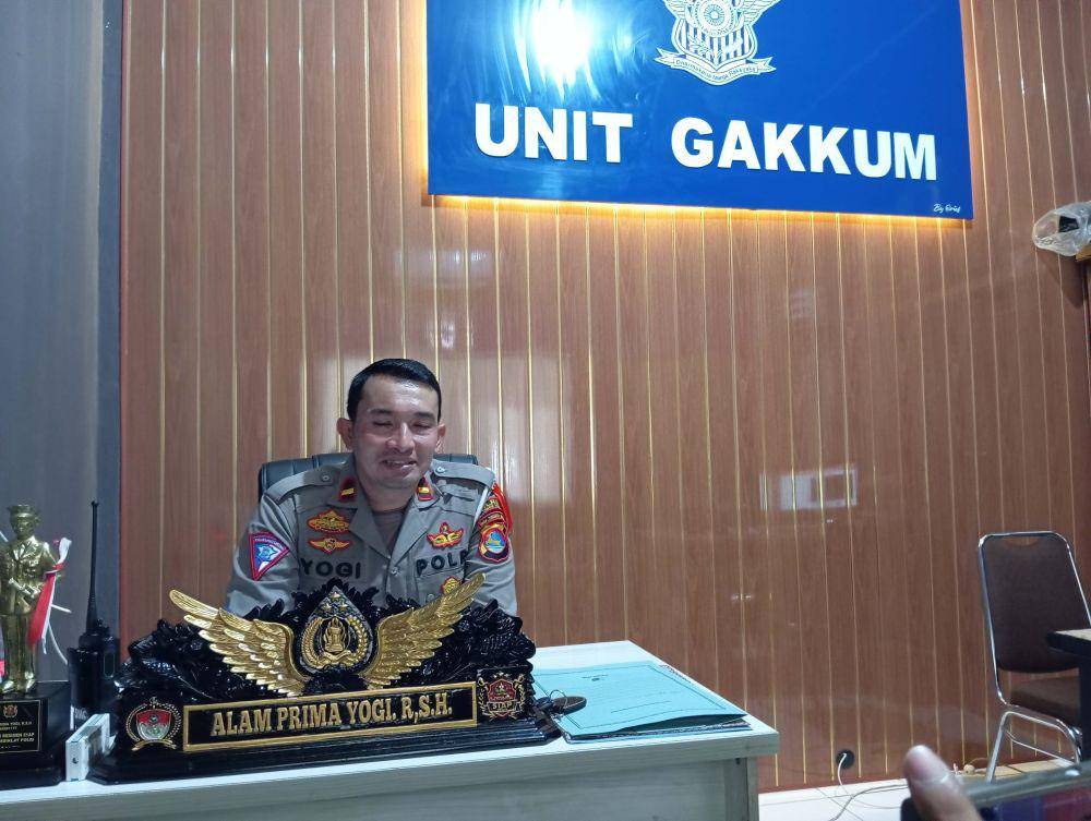 Kanit Penegakan Hukum Satlantas Polres Lotim, Ipda. Alam Prima Yogi. (IDN Times/Ruhaili)