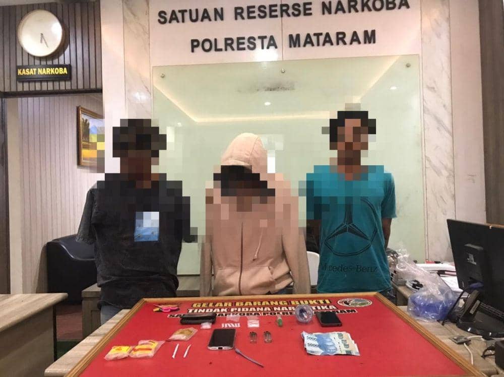 Satu Keluarga di Mataram Kompak Bisnis Sabu