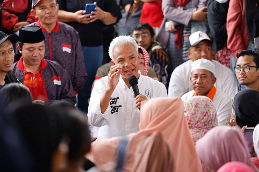 Ganjar Pranowo meninjau Pemulihan Material (RPM) Waste4Change di Bekasi, pada Senin (5/2/2024) (IDN Times/Istimewa)