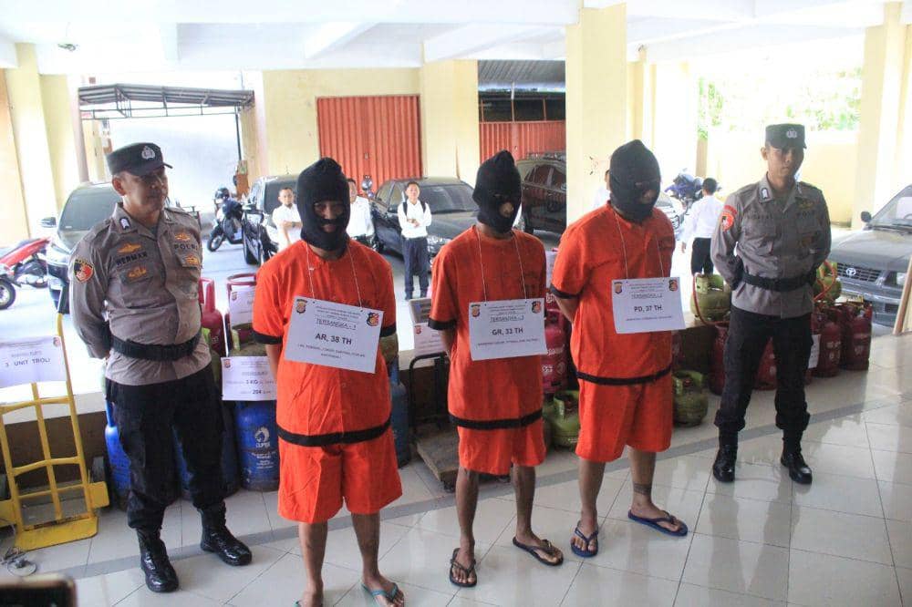 Ungkap kasus penyalahgunaan LPG subsidi. (Dok. Istimewa)