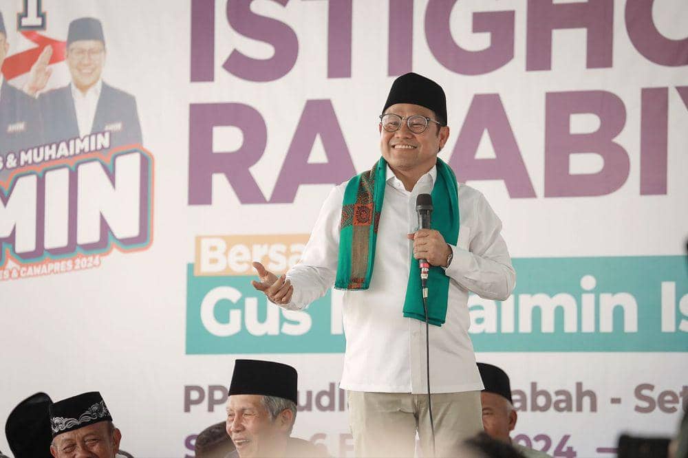 Muhaimin Sindir Jokowi Bareng Kader PSI Usai Janji Tak Kampanye