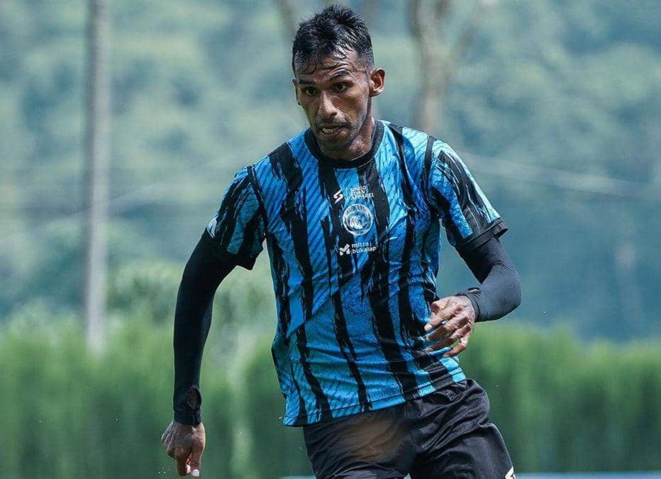 Striker Arema FC, Gilbert Alvarez. (Dok. Media Officer Arema FC)